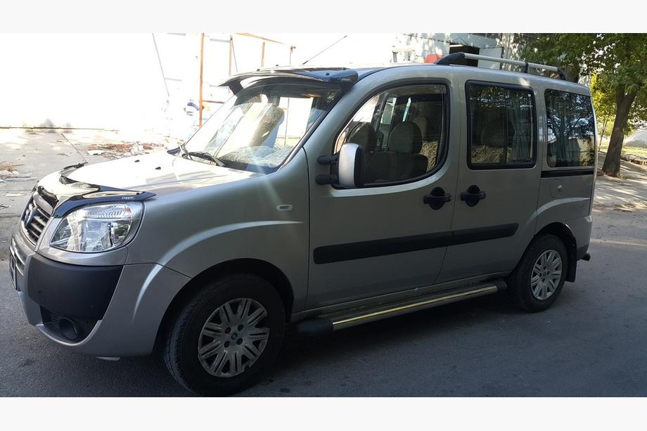 Fiat Doblo I 2001–2005 Vizir na vetrobransko steklo (črn sijaj, 5 mm) Fotografija 6