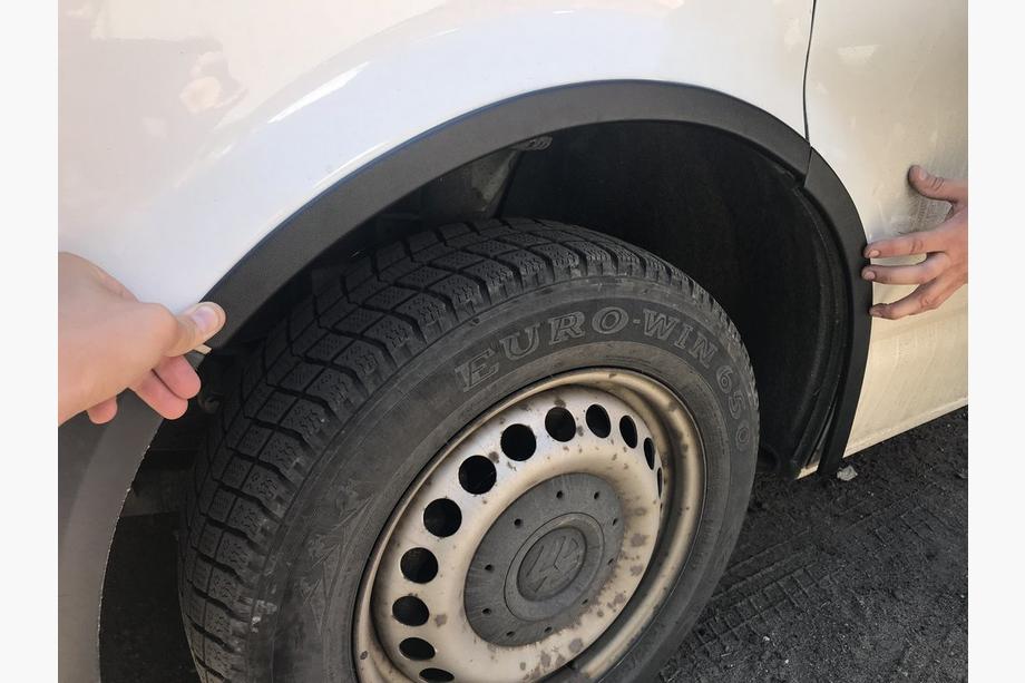 Volkswagen T5 2010–2015 Obrobe kolesnih lokov (6 kos, ABS) Fotografija 3