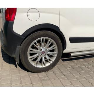 Obrobe kolotekov (4 kosi, črne) Fiat Fiorino/Qubo 2008–2024 fotografija 4