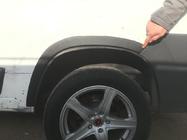Fiat Ducato 2006–2025 Obrobe kolotekov (4 kosi, črne) ABS plastika (2006-2014) fotografija 3