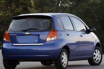 Chevrolet Aveo T200 2002–2008 Zaščitna letev roba prtljažnika (nerjaveče jeklo) Hatchback fotografija 1