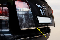 Volkswagen Touareg 2002–2010 Kromirana letev pokrova prtljažnika Carmos - turško nerjaveče jeklo fotografija 1