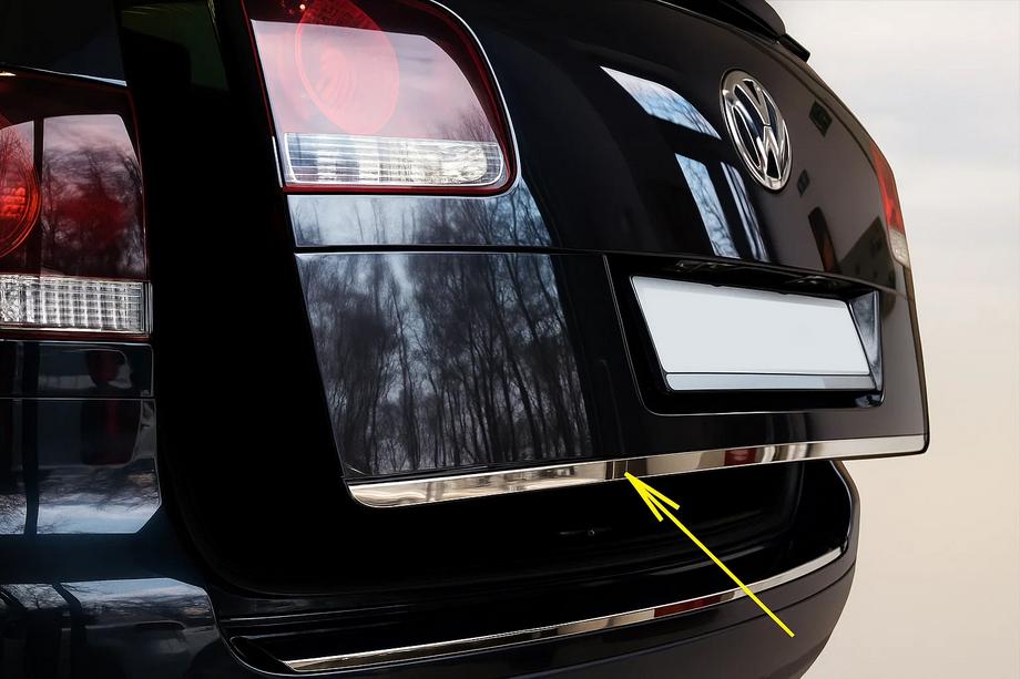 Volkswagen Touareg 2002–2010 Kromirana letev pokrova prtljažnika Carmos - turško nerjaveče jeklo Image