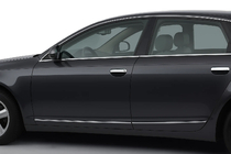 Audi A6 C6 2004–2011 Kromirane obloge kljuk vrat (4 kosi, nerjavno jeklo) fotografija 1