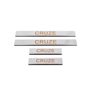 Kromirane obloge pragov V1 (4 kos, Carmos) Chevrolet Cruze 2009–2015 fotografija 2