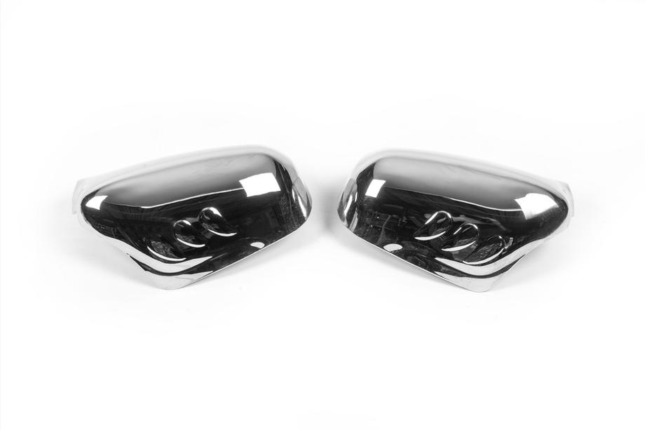 Honda Civic Sedan VII 2001–2006 Kromirane obloge ogledal (2 kosa, plastika) Fotografija 4