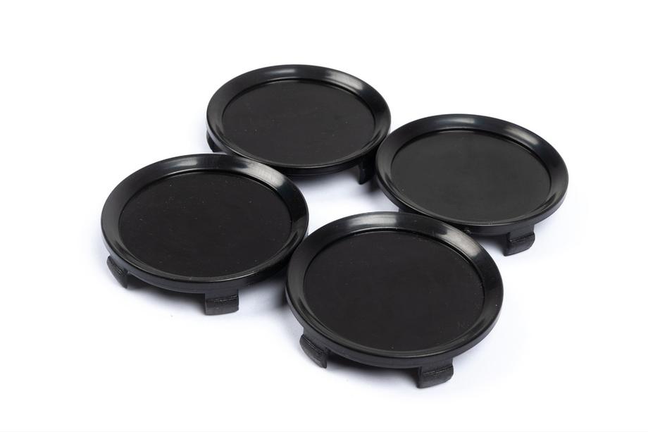 Sredinski pokrovčki platišč (4 kos, črni) 49/42 mm Fotografija 3