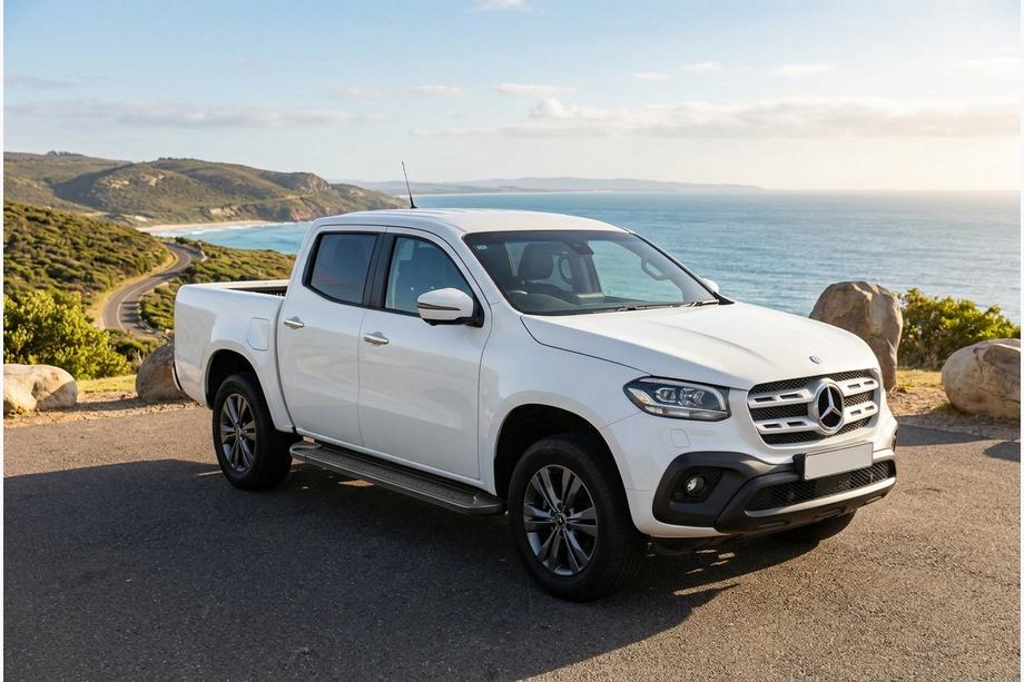 Mercedes X class 2017–2020 Bočne stopnice Allmond Black (2 kos, aluminij) Image