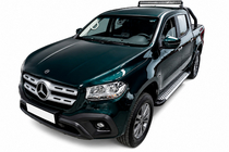 Mercedes X class 2017–2020 Stranske stopnice Allmond Grey (2 kosa, aluminij) fotografija 1