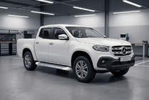 Mercedes X class 2017–2020 Bočne stopnice Allmond White (2 kosa, aluminij) fotografija 1