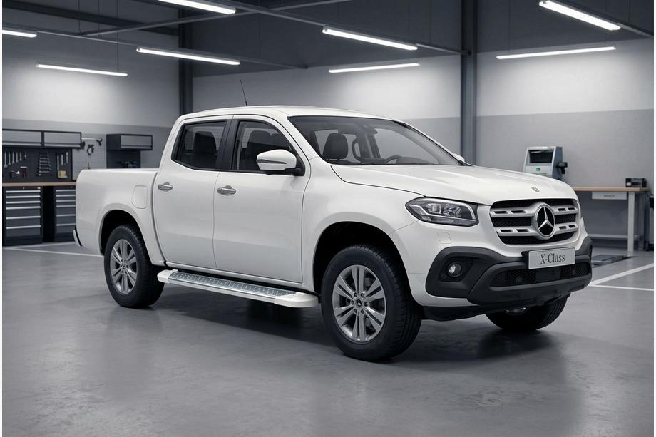 Mercedes X class 2017–2020 Bočne stopnice Allmond White (2 kosa, aluminij) Image