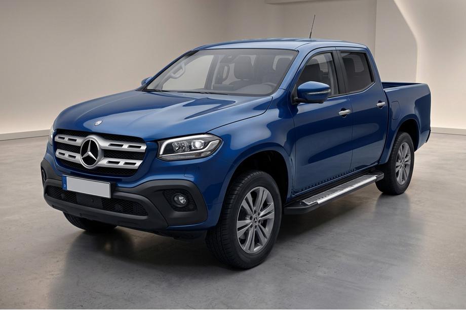Mercedes X class 2017–2020 Stranske stopnice Line (2 kosa, aluminij) Image