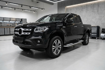 Mercedes X class 2017–2020 Bočne stopnice Tayga Grey V2 (2 kos, aluminij) fotografija 1