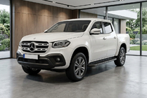 Mercedes X class 2017–2020 Stranske stopnice Tayga Black V1 (2 kosa, aluminij) fotografija 1