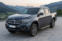 Mercedes X class 2017–2020 Bočne stopnice Bosphore Grey (2 kosa, aluminij) fotografija 1