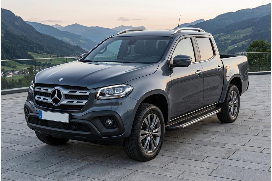Mercedes X class 2017–2020 Bočne stopnice Bosphore Grey (2 kosa, aluminij) Image