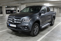 Mercedes X class 2017–2020 Stranske stopnice Rainbow (2 kosa, aluminij) fotografija 1