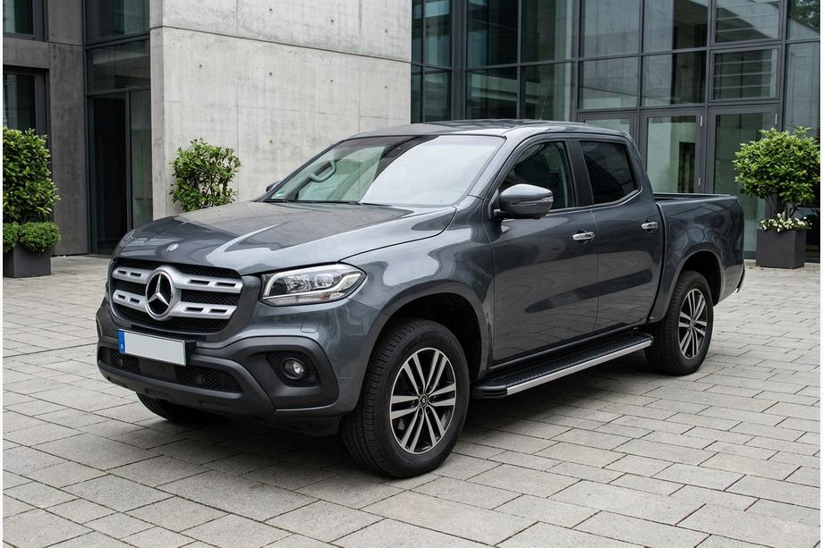 Mercedes X class 2017–2020 Stranski pragovi Maya V1 (2 kos, aluminij) Image