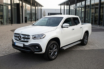 Mercedes X class 2017–2020 Bočne stopnice Maya V4 (2 kos, aluminij) fotografija 1