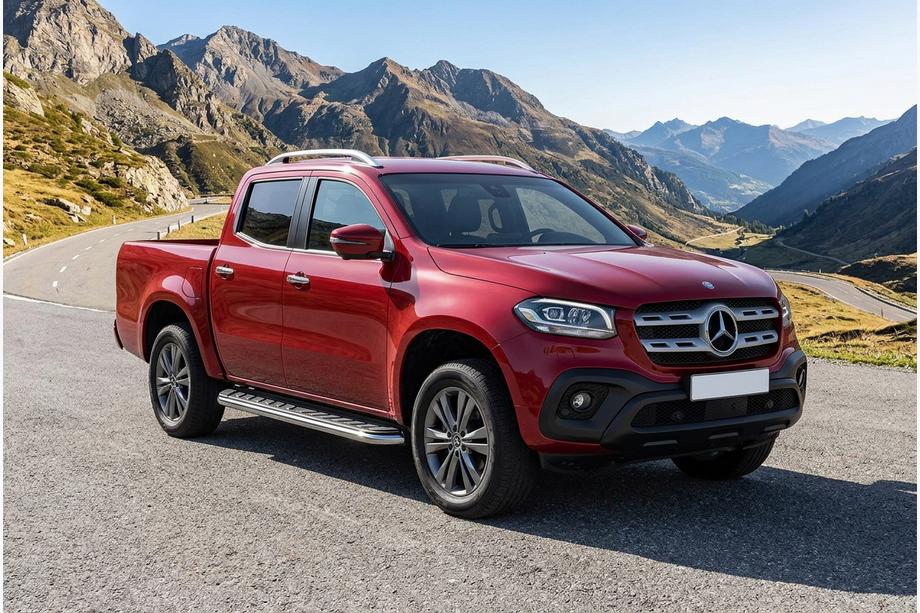 Mercedes X class 2017–2020 Stranske stopnice Maydos V1 (2 kosa, aluminij) Image