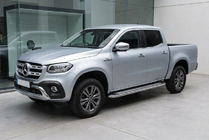 Mercedes X class 2017–2020 Stranske stopnice Maydos V2 (2 kosa, aluminij) fotografija 1