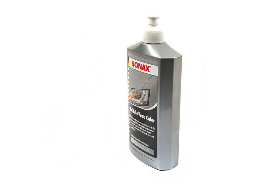 Sonax NanoPro barvna polirna pasta z voskom siva 500 ml Image