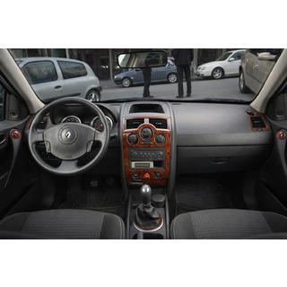 Okrasne letvice za armaturno ploščo, 17-delni komplet (Meric, Turčija) Renault Megane II 2004–2009 fotografija 1