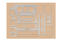 Seat Leon 1999–2005 Obloge armaturne plošče Aluminij fotografija 4