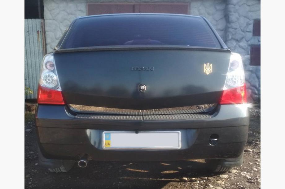 Dacia Logan I 2008–2012 Zaščitna letvica roba prtljažnika (nerj.) Fotografija 5