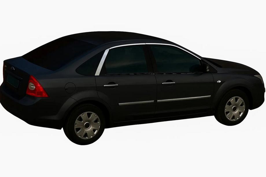 Ford Focus II 2008–2011 Zgornje okenske letve HB (6 kos, nerjaveče jeklo) Image