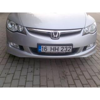 Lip spojler sprednjega odbijača 2006-2009 (za lakiranje) Honda Civic Sedan VIII 2006–2011 fotografija 2