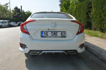 Honda Civic Limuzina X 2016–2021 Spojler Anatomic (za barvanje) fotografija 5