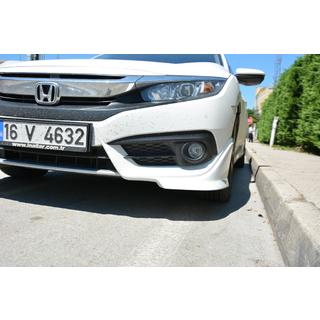 Kotna dodatka za sprednji odbijač (za lakiranje) Honda Civic Limuzina X 2016–2021 fotografija 3