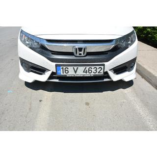 Kotna dodatka za sprednji odbijač (za lakiranje) Honda Civic Limuzina X 2016–2021 fotografija 2