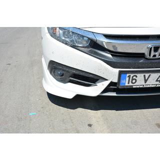 Kotna dodatka za sprednji odbijač (za lakiranje) Honda Civic Limuzina X 2016–2021 fotografija 1