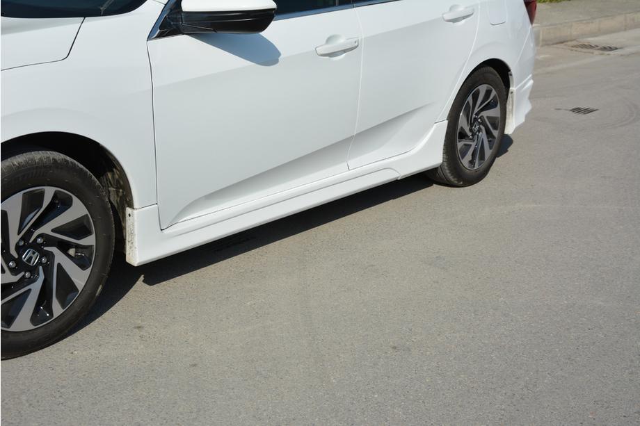 Honda Civic Limuzina X 2016–2021 Stranski pragovi (za lakiranje) Fotografija 4