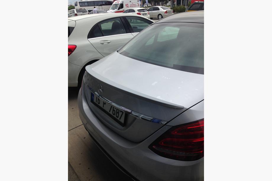 Mercedes C-сlass W205 2014–2021 Spojler Meliset (za lakiranje) Image