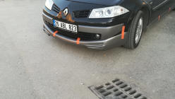 Renault Megane II 2004–2009 Sprednji lip spojler odbijača 2006-2009 (za lakiranje) fotografija 2