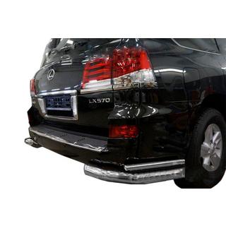 Zadnji dvojni kotni ščitniki (nerjaveče jeklo) Lexus LX570/450d 2008–2022