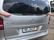 Mercedes Vito/V-razred W447 2014– Rob zadnjega stekla (malo steklo) nerjaveče jeklo fotografija 5
