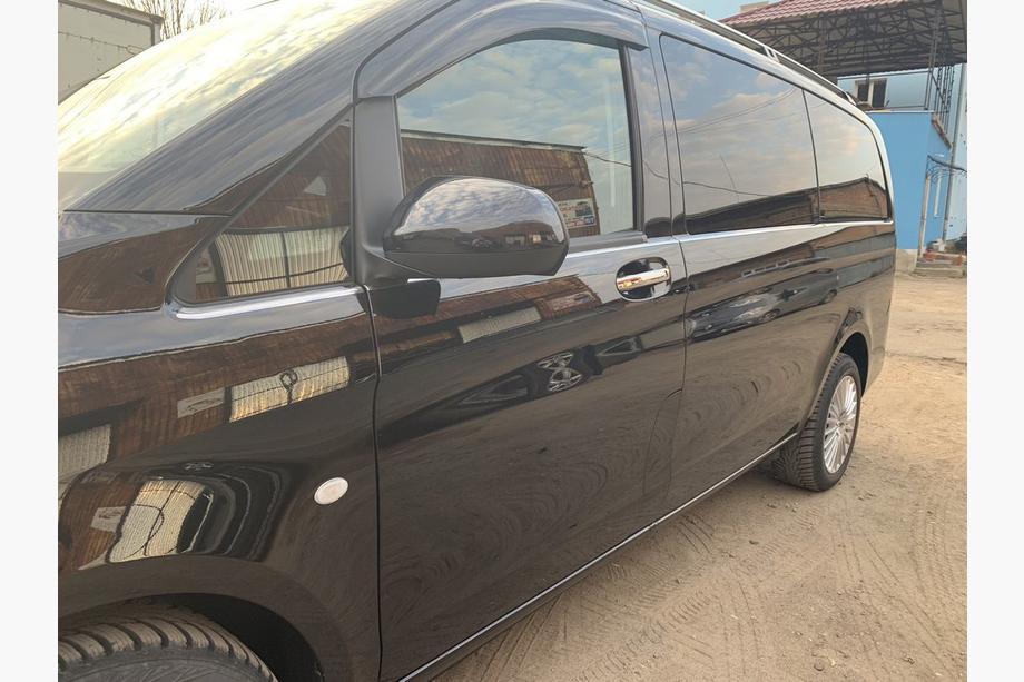 Mercedes Vito/V-razred W447 2014– Spodnje okenske letve po celotni dolžini (8 kos, nerjaveče jeklo) Fotografija 4