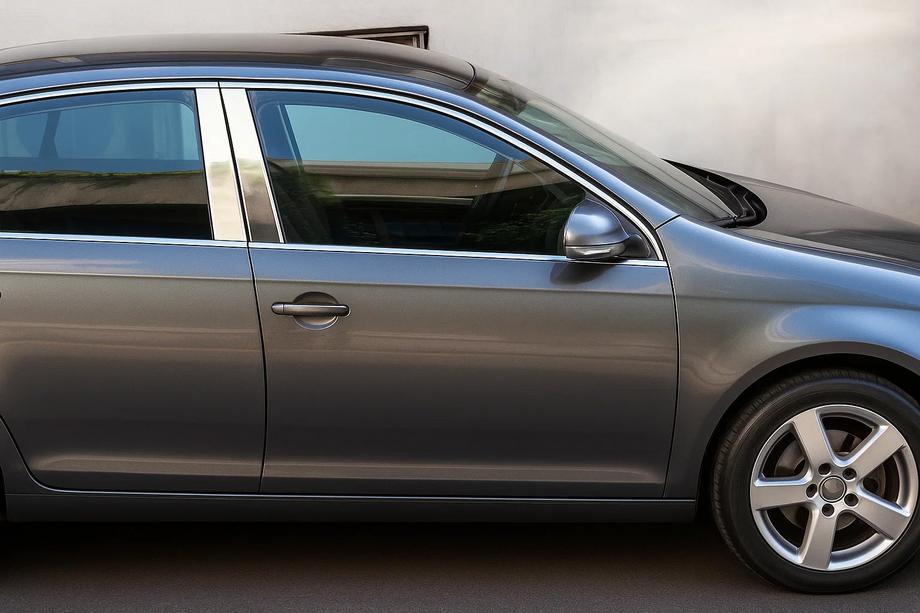 BMW serija 3 F30/F31 2012–2019 Obloge stebričkov vrat (nerjaveče jeklo) Image