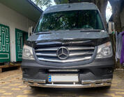 Mercedes Sprinter W906 2006–2018 Sprednja spodnja zaščitna cev Shark (nerjaveče jeklo) 2006-2013 fotografija 1