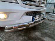 Mercedes Sprinter W906 2006–2018 Sprednja spodnja zaščitna cev Shark (nerjaveče jeklo) 2006-2013 fotografija 8