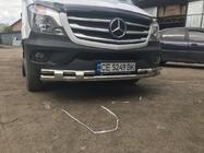 Mercedes Sprinter W906 2006–2018 Sprednja spodnja zaščitna cev Shark (nerjaveče jeklo) 2006-2013 fotografija 5