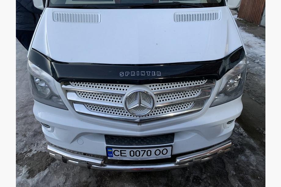 Mercedes Sprinter W906 2006–2018 Sprednja spodnja zaščitna cev Shark (nerjaveče jeklo) od 2013 Fotografija 7