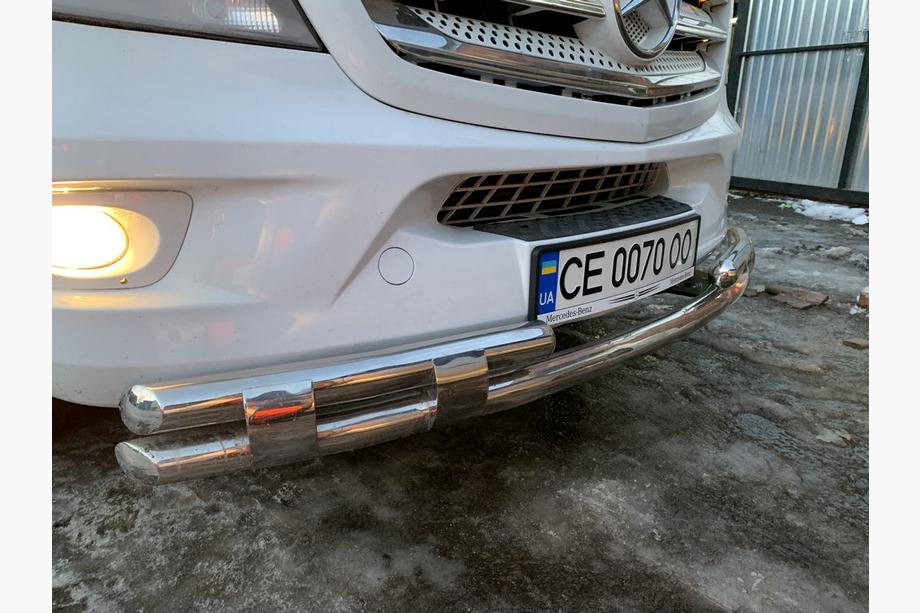 Mercedes Sprinter W906 2006–2018 Sprednja spodnja zaščitna cev Shark (nerjaveče jeklo) od 2013 Fotografija 8