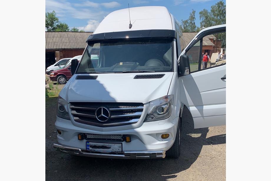 Mercedes Sprinter W906 2006–2018 Sprednja spodnja zaščitna cev Shark (nerjaveče jeklo) od 2013 Fotografija 9
