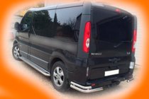 Opel Vivaro 2001–2015 Zadnji vogalni ščitniki AK003-Подвійний (nerjavno jeklo) fotografija 2