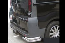 Renault Trafic 2001–2015 Zadnji vogalni ščitniki AK003-Подвійний (nerjavno jeklo) fotografija 3